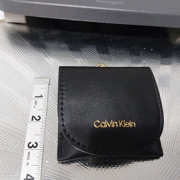 Calvin Klein Clip On Bag Coin Purse Keyring Keychain Charm Mini Wallet 2 Colors - Picture 6 of 11